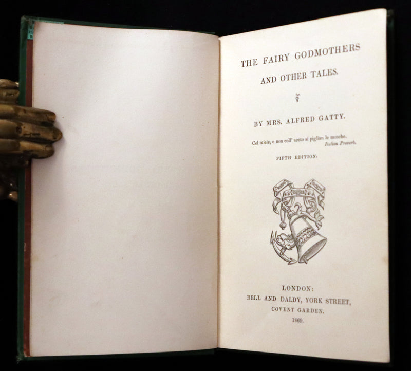 1869 Rare Victorian Book - The Fairy Godmothers and Other Tales by Margaret Gatty.