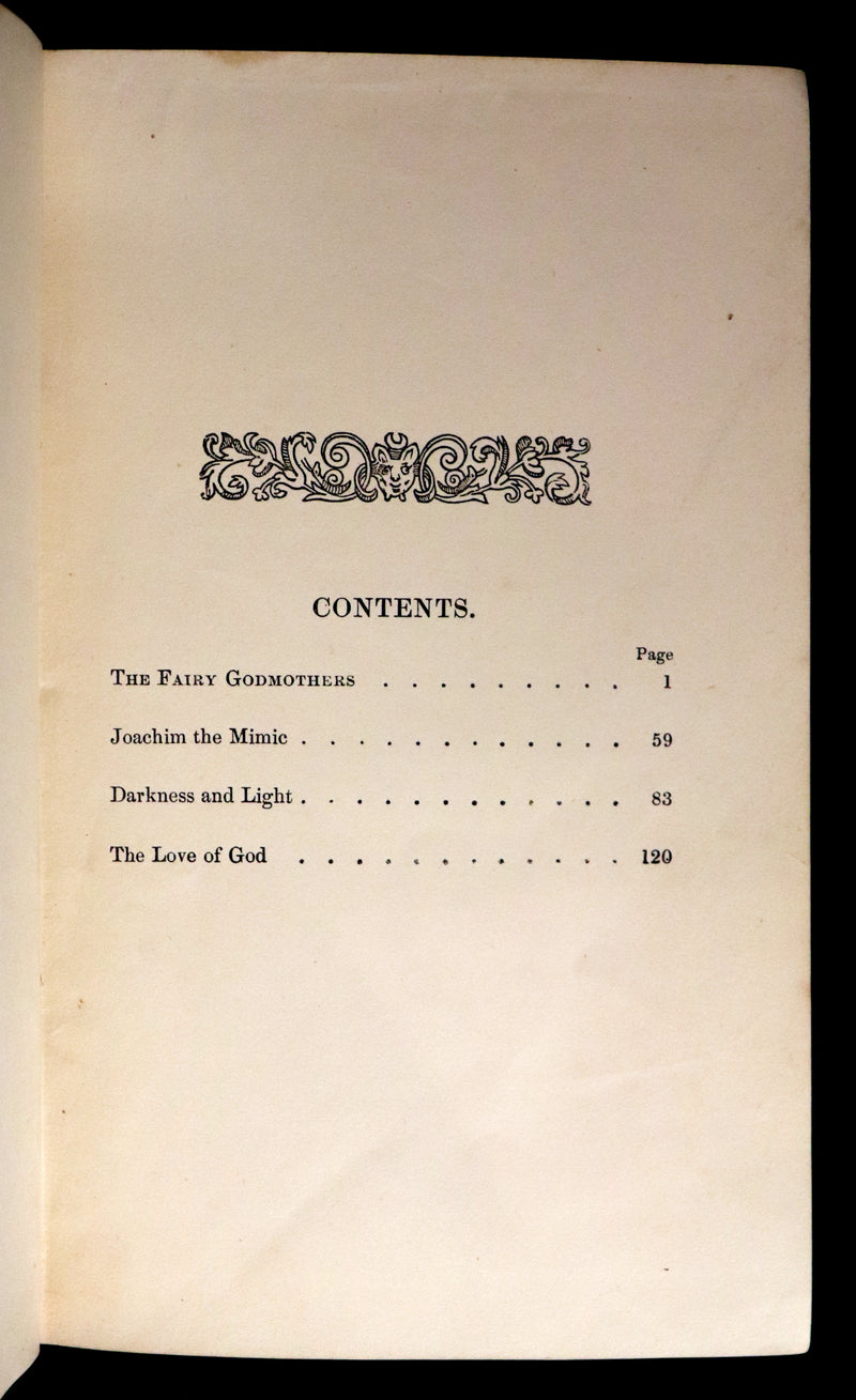 1869 Rare Victorian Book - The Fairy Godmothers and Other Tales by Margaret Gatty.