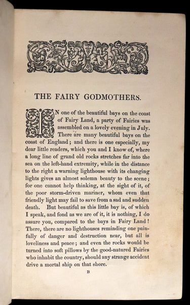 1869 Rare Victorian Book - The Fairy Godmothers and Other Tales by Margaret Gatty.