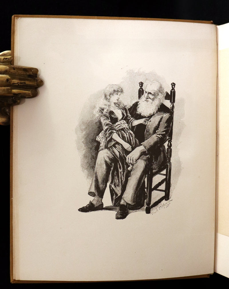 1893 Rare Victorian Book - CAPTAIN JANUARY, Lighthouse Keeper and His Little Girl by Laura E. Richards. Illustrated.