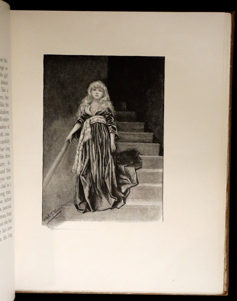 1893 Rare Victorian Book - CAPTAIN JANUARY, Lighthouse Keeper and His Little Girl by Laura E. Richards. Illustrated.