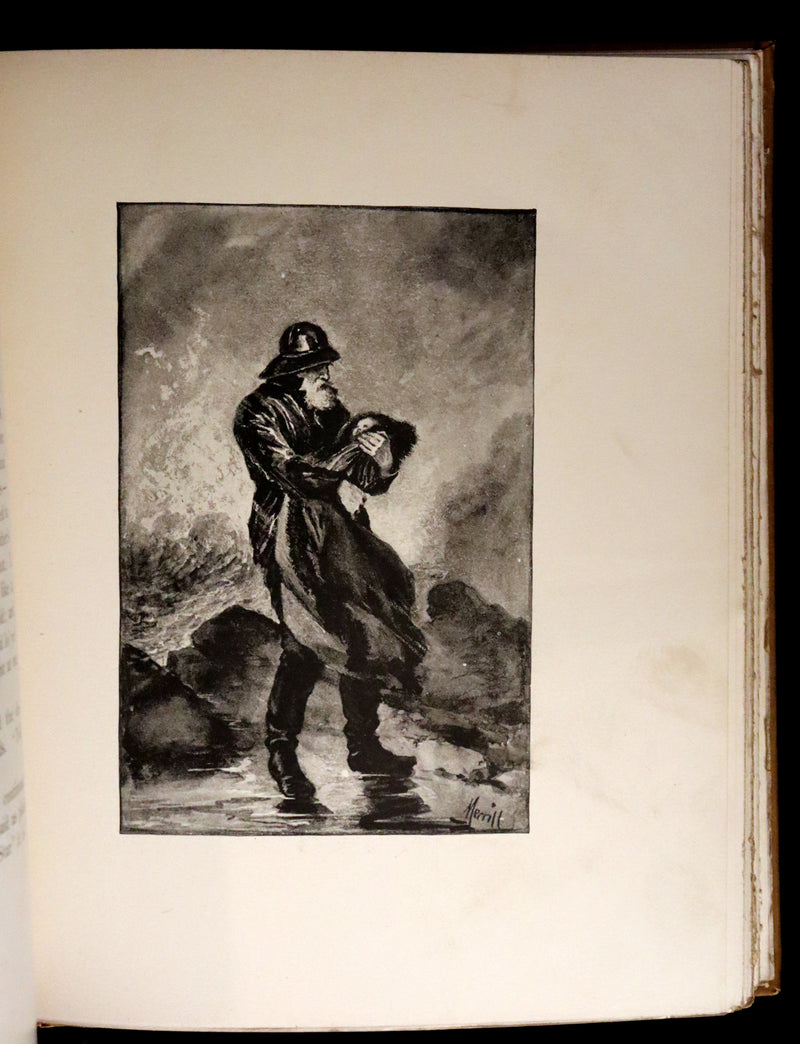 1893 Rare Victorian Book - CAPTAIN JANUARY, Lighthouse Keeper and His Little Girl by Laura E. Richards. Illustrated.
