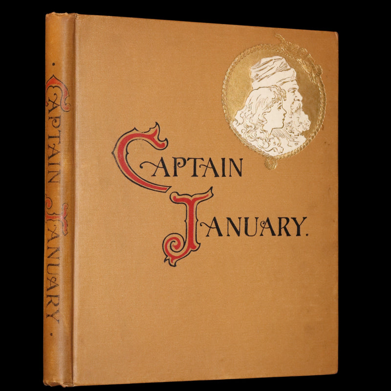 1893 Rare Victorian Book - CAPTAIN JANUARY, Lighthouse Keeper and His Little Girl by Laura E. Richards. Illustrated.