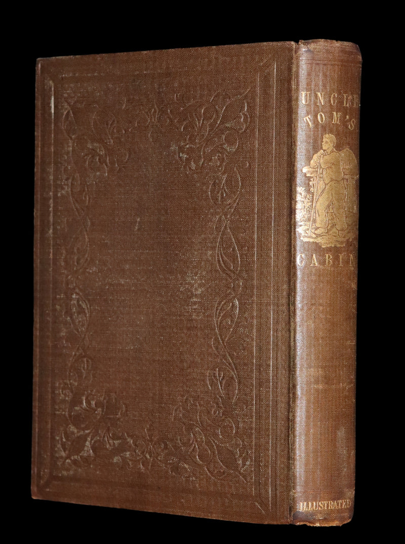 1852 Rare Second Edition ~ Uncle Tom's Cabin by Harriet Beecher Stowe. Illustrated.