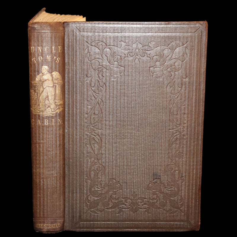 1852 Rare Second Edition ~ Uncle Tom's Cabin by Harriet Beecher Stowe. Illustrated.