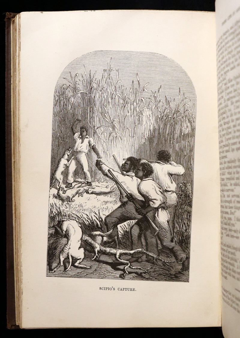 1852 Rare Second Edition ~ Uncle Tom's Cabin by Harriet Beecher Stowe. Illustrated.