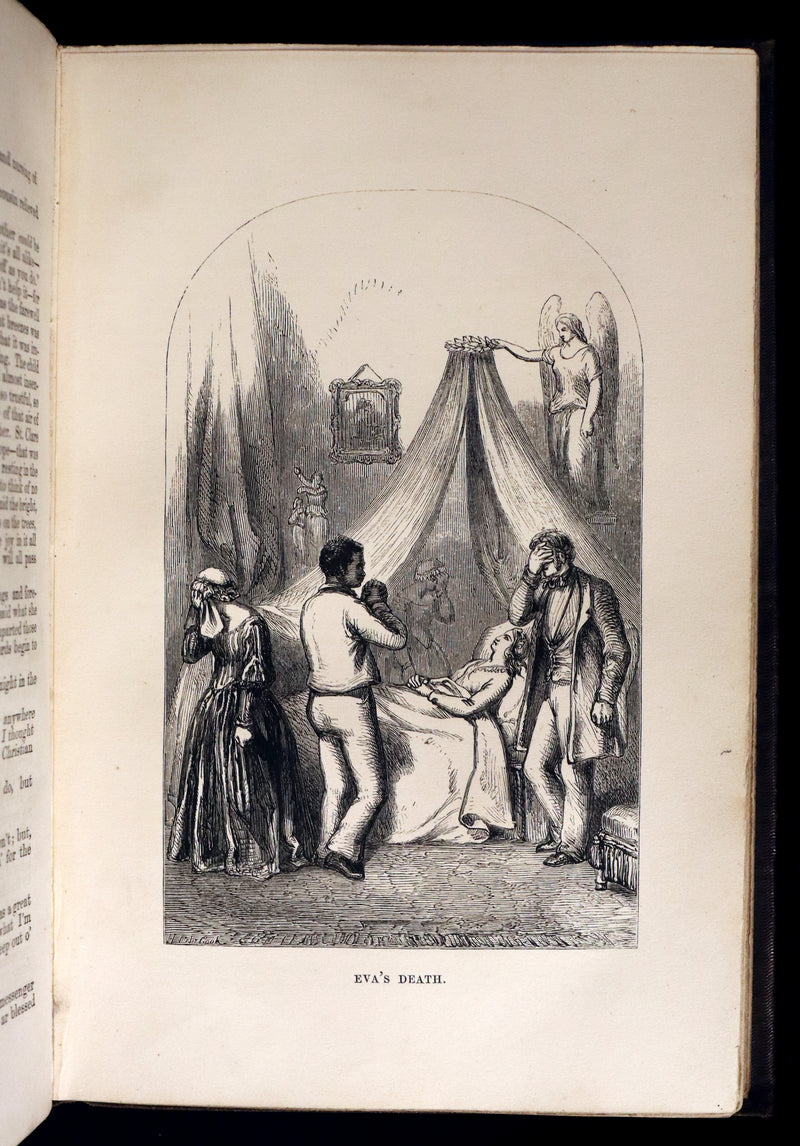 1852 Rare Second Edition ~ Uncle Tom's Cabin by Harriet Beecher Stowe. Illustrated.