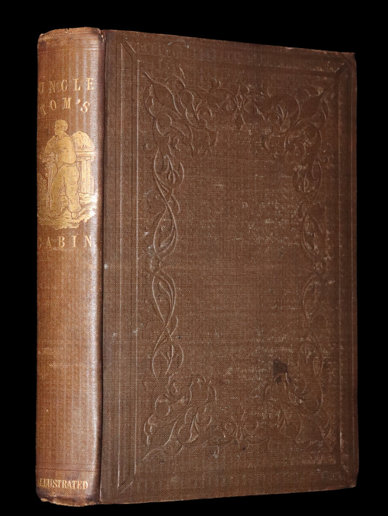 1852 Rare Second Edition ~ Uncle Tom's Cabin by Harriet Beecher Stowe. Illustrated.