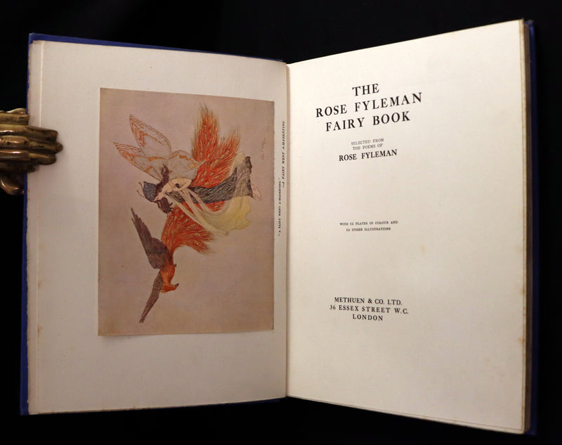 1923 Rare First Edition - The Rose Fyleman Fairy Book Illustrated by Hilda T. Miller.