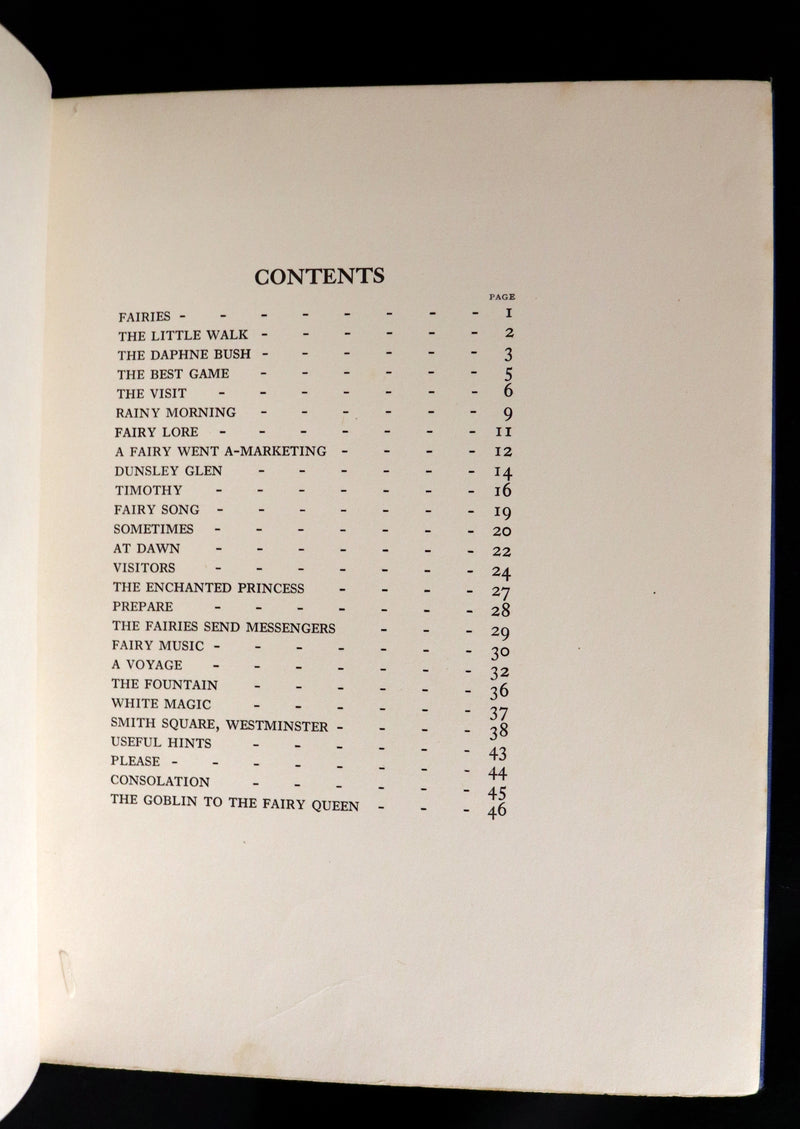 1923 Rare First Edition - The Rose Fyleman Fairy Book Illustrated by Hilda T. Miller.