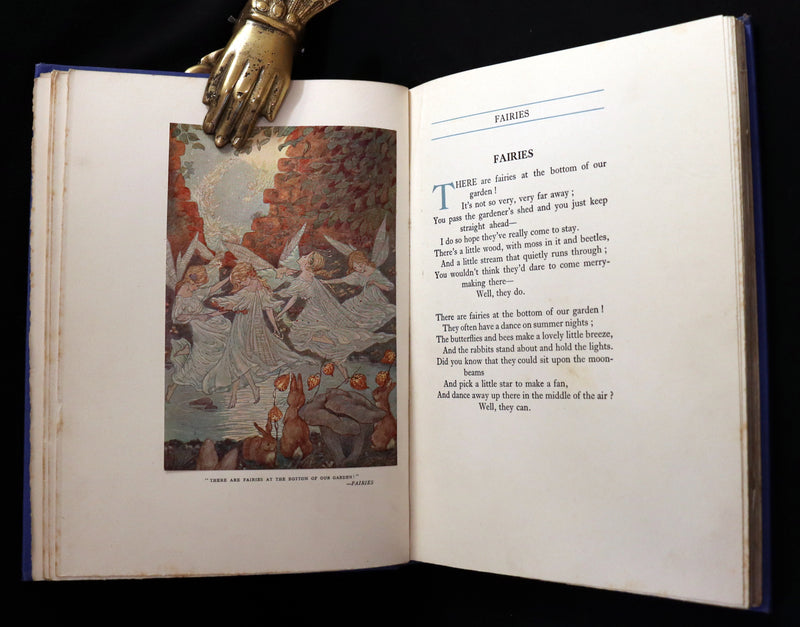 1923 Rare First Edition - The Rose Fyleman Fairy Book Illustrated by Hilda T. Miller.