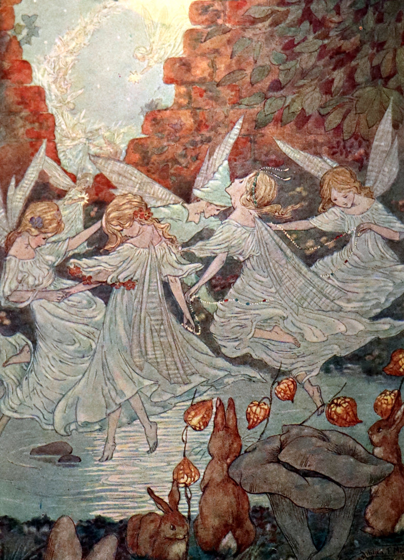1923 Rare First Edition - The Rose Fyleman Fairy Book Illustrated by Hilda T. Miller.