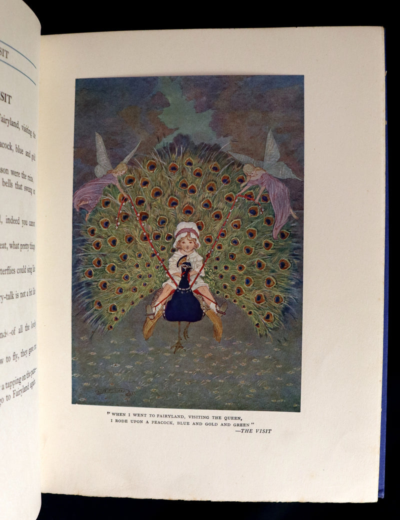 1923 Rare First Edition - The Rose Fyleman Fairy Book Illustrated by Hilda T. Miller.