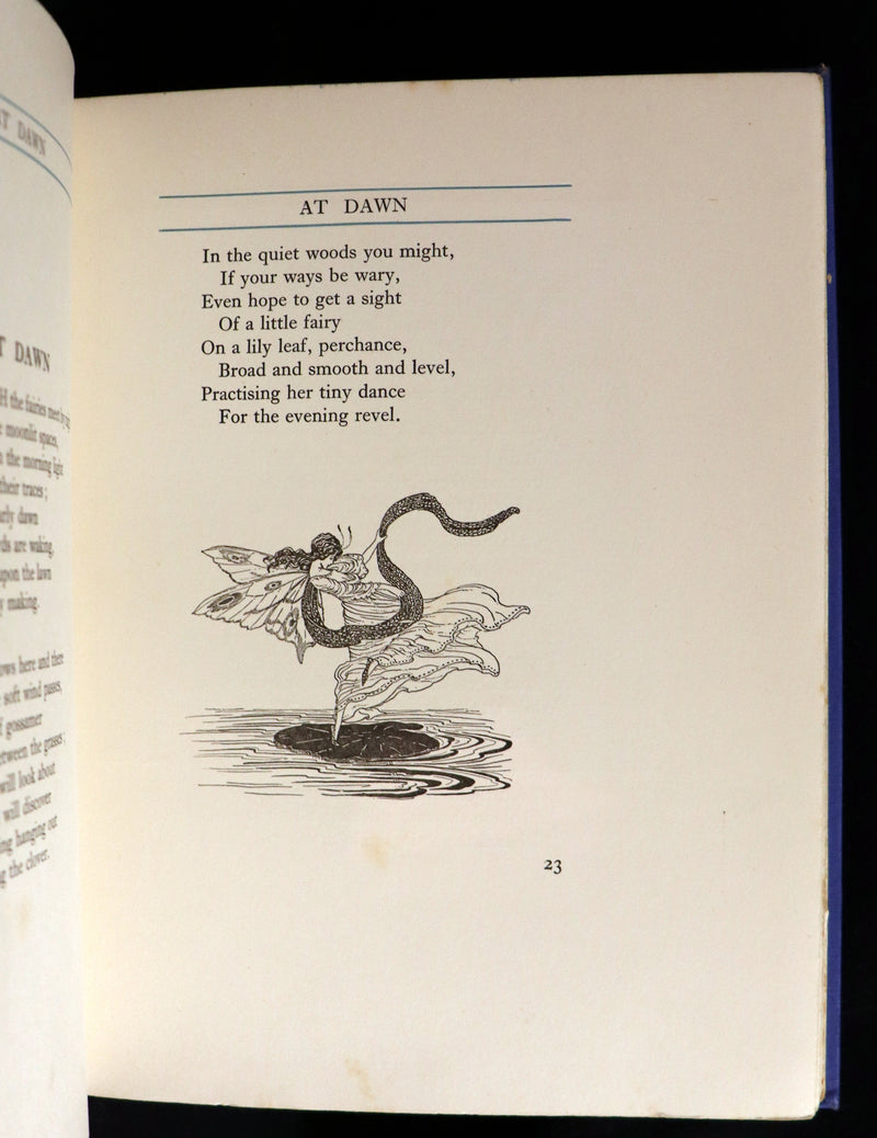 1923 Rare First Edition - The Rose Fyleman Fairy Book Illustrated by Hilda T. Miller.