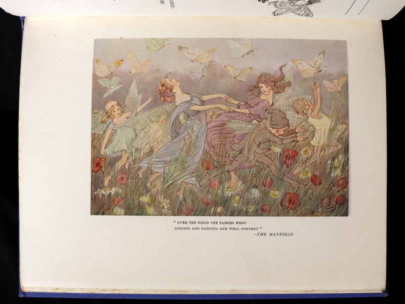 1923 Rare First Edition - The Rose Fyleman Fairy Book Illustrated by Hilda T. Miller.
