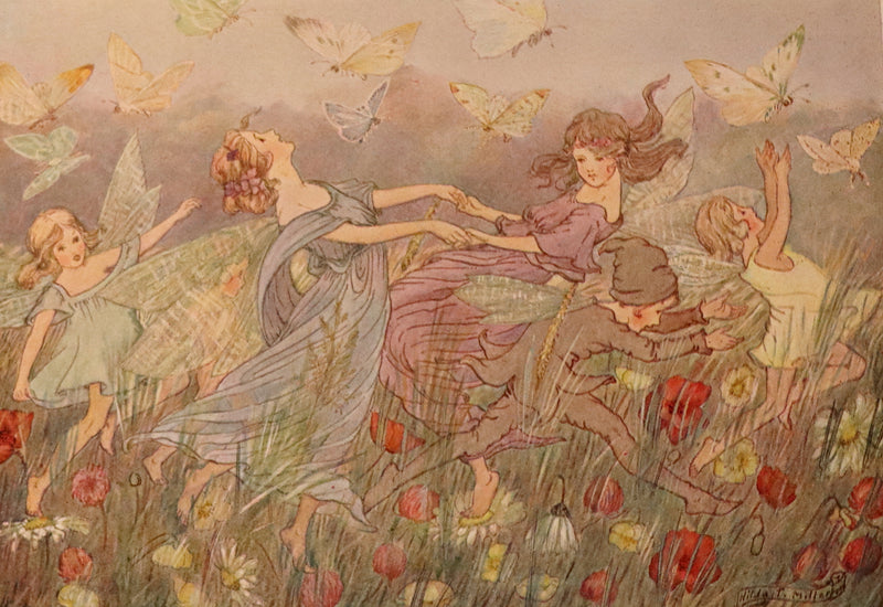 1923 Rare First Edition - The Rose Fyleman Fairy Book Illustrated by Hilda T. Miller.