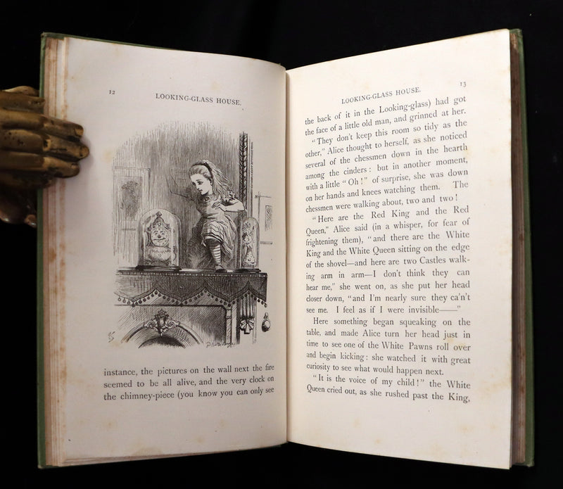 1887 Rare Victorian Book - Through the Looking Glass, and What Alice Found There by Lewis Carroll.