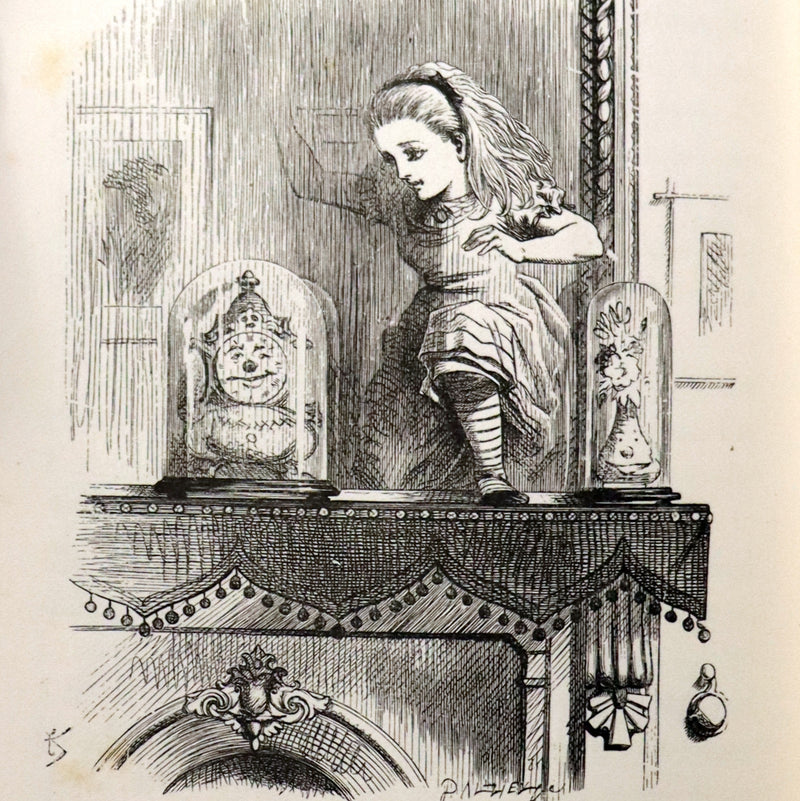 1887 Rare Victorian Book - Through the Looking Glass, and What Alice Found There by Lewis Carroll.