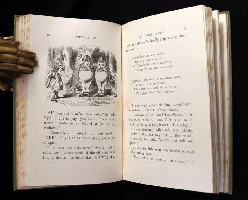 1887 Rare Victorian Book - Through the Looking Glass, and What Alice Found There by Lewis Carroll.
