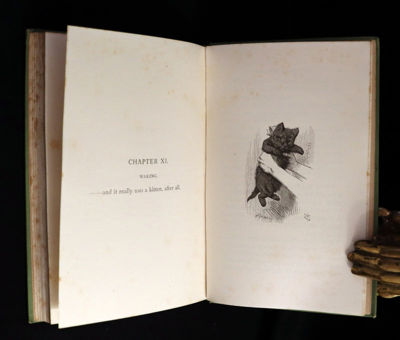 1887 Rare Victorian Book - Through the Looking Glass, and What Alice Found There by Lewis Carroll.
