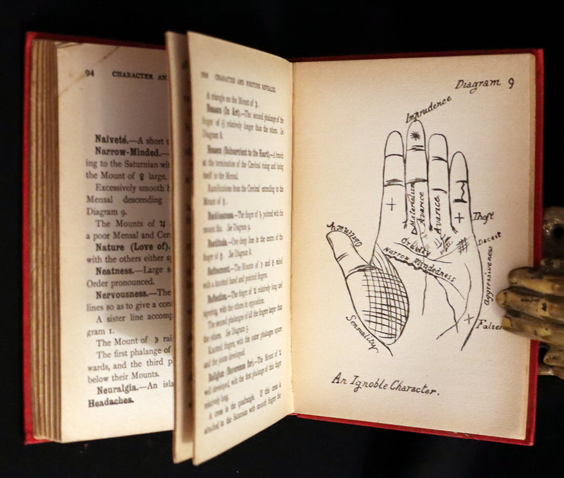 1890 Scarce Book - Character and Fortune Revealed. The ABC Guide to PALMISTRY by Paul Bello.