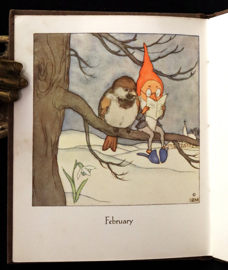 1936 Scarce First Edition - THE GNOME'S ALMANACK by Ida Bohatta translated by June Head.