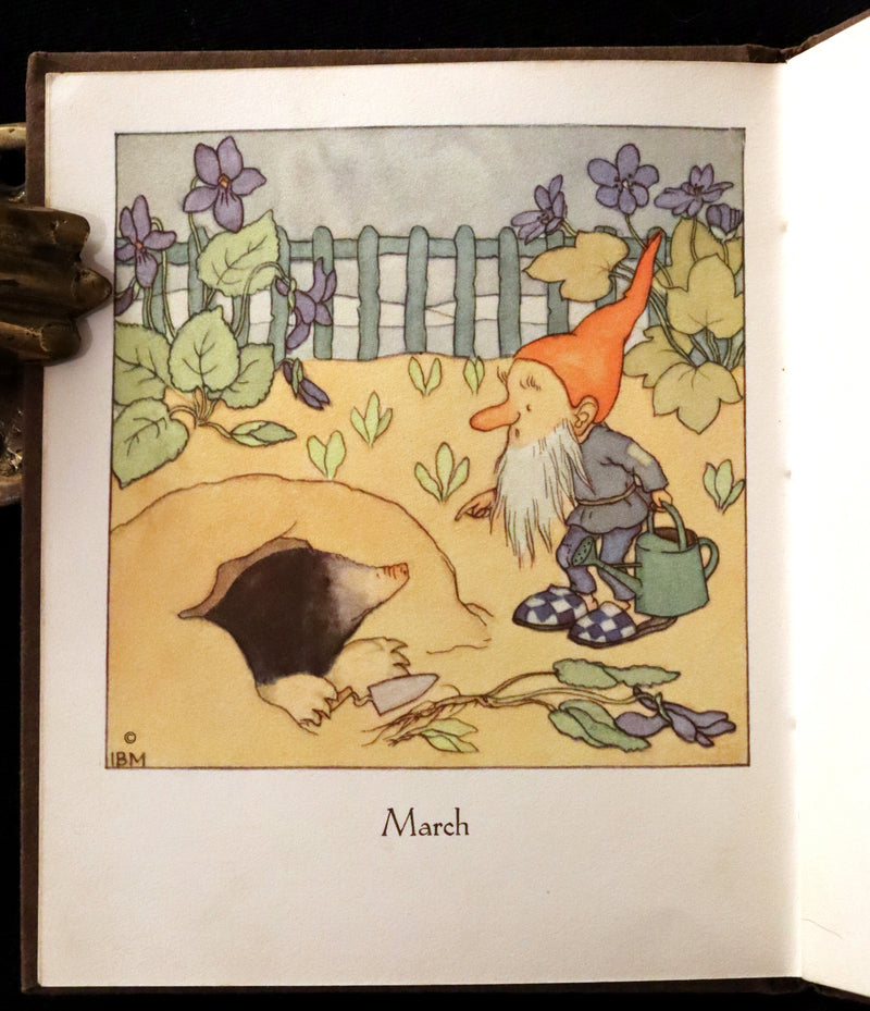 1936 Scarce First Edition - THE GNOME'S ALMANACK by Ida Bohatta translated by June Head.