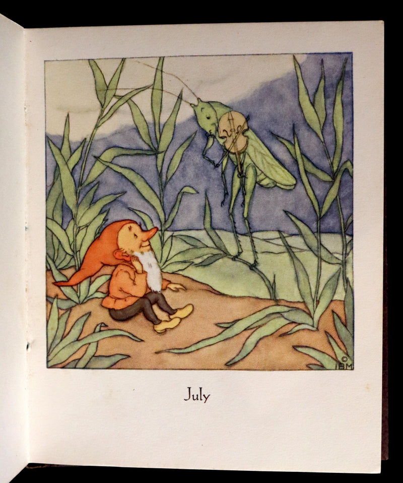 1936 Scarce First Edition - THE GNOME'S ALMANACK by Ida Bohatta translated by June Head.