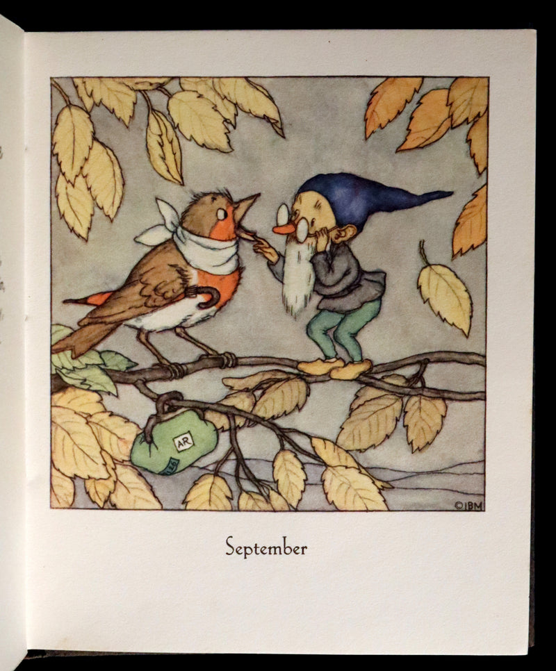 1936 Scarce First Edition - THE GNOME'S ALMANACK by Ida Bohatta translated by June Head.