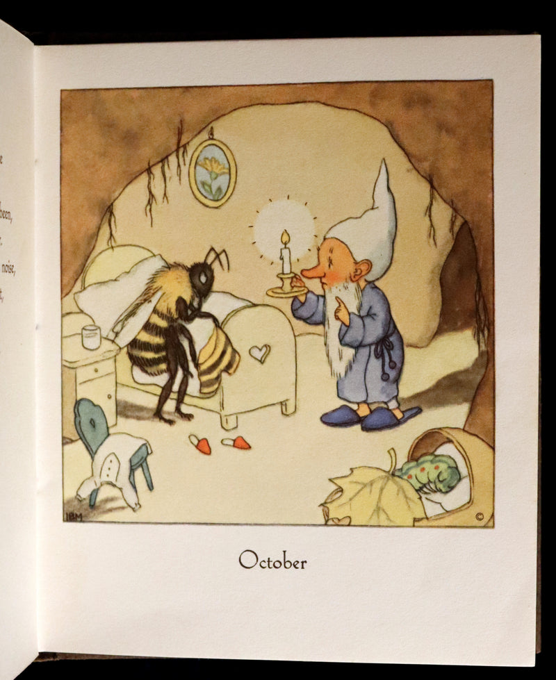 1936 Scarce First Edition - THE GNOME'S ALMANACK by Ida Bohatta translated by June Head.