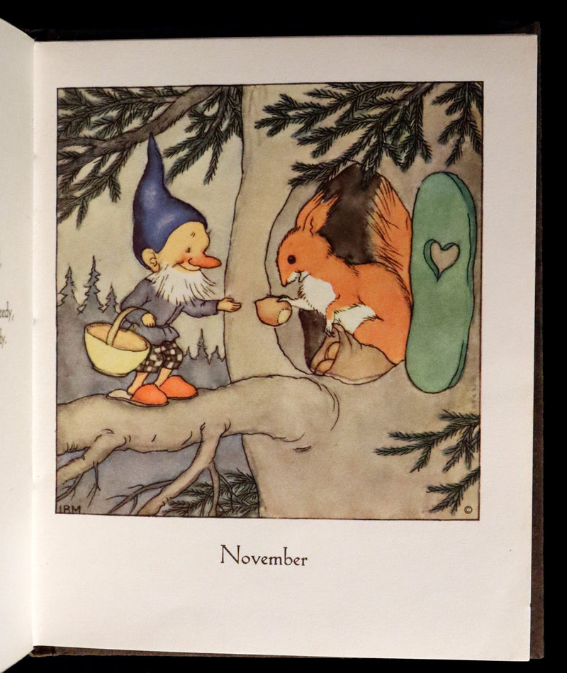 1936 Scarce First Edition - THE GNOME'S ALMANACK by Ida Bohatta translated by June Head.