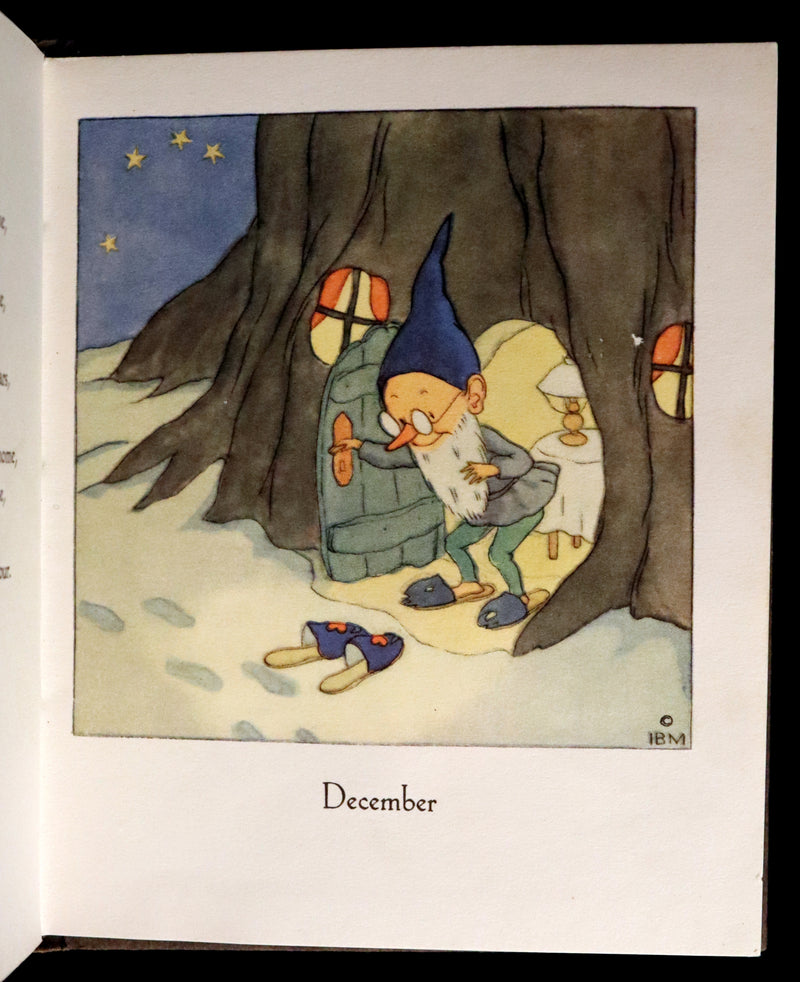 1936 Scarce First Edition - THE GNOME'S ALMANACK by Ida Bohatta translated by June Head.