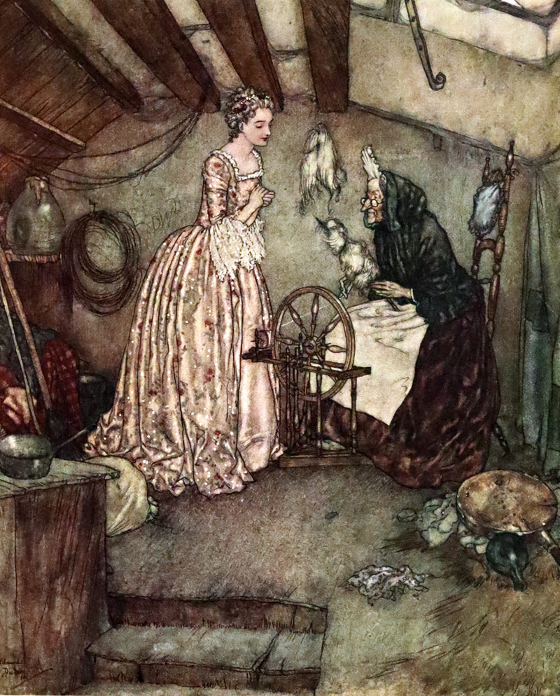 1910 Rare First Edition Book - EDMUND DULAC'S SLEEPING BEAUTY and Other Fairy Tales.