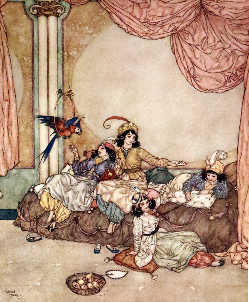1910 Rare First Edition Book - EDMUND DULAC'S SLEEPING BEAUTY and Other Fairy Tales.
