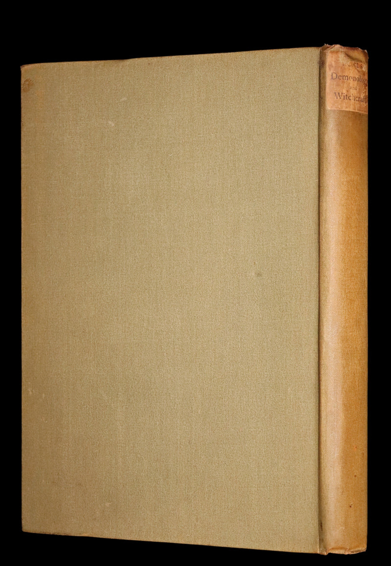 1885 Rare Edition  - Demonology and Witchcraft - WITCHES & FAIRIES by Sir Walter Scott.