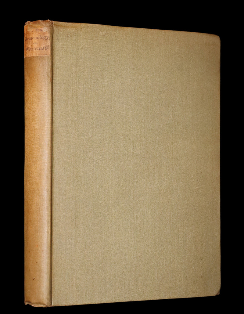 1885 Rare Edition  - Demonology and Witchcraft - WITCHES & FAIRIES by Sir Walter Scott.
