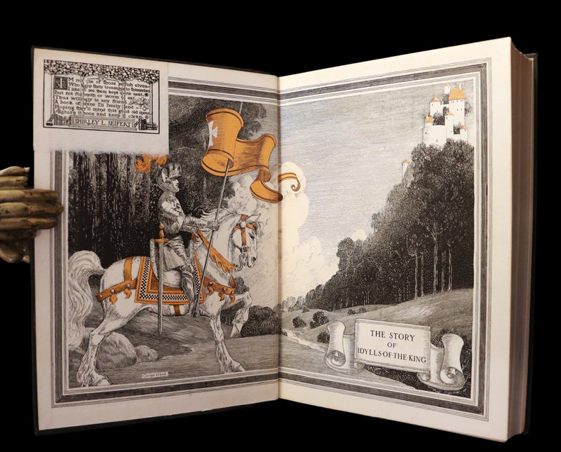 1912 First Illustrated Edition by Maria L. Kirk - Legend of King Arthur - Idylls of the King.