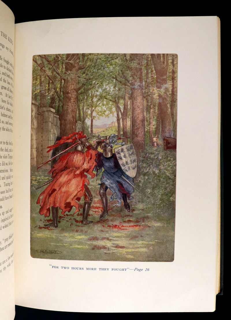 1912 First Illustrated Edition by Maria L. Kirk - Legend of King Arthur - Idylls of the King.