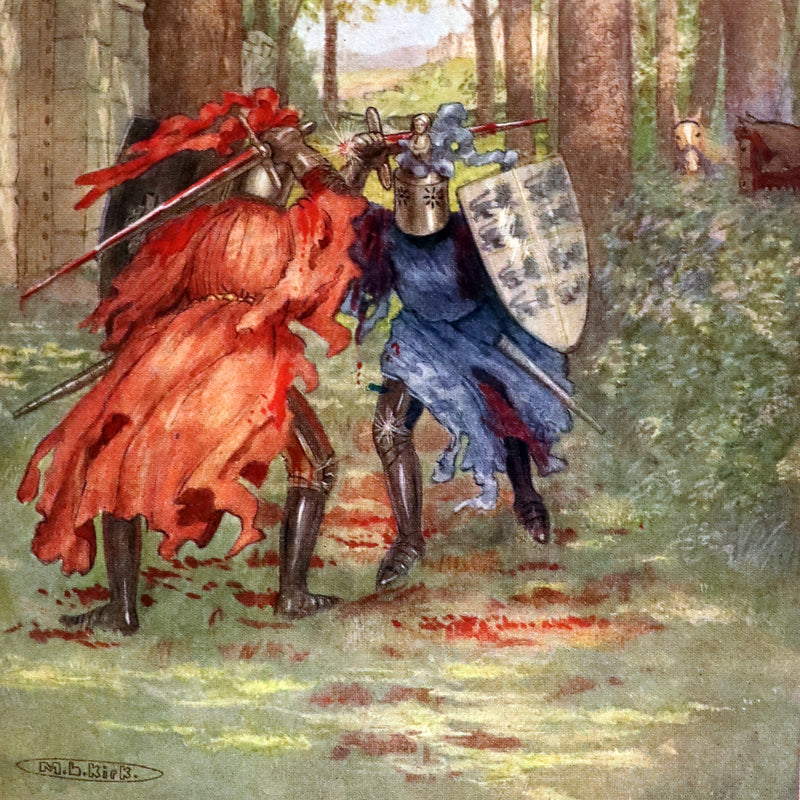 1912 First Illustrated Edition by Maria L. Kirk - Legend of King Arthur - Idylls of the King.