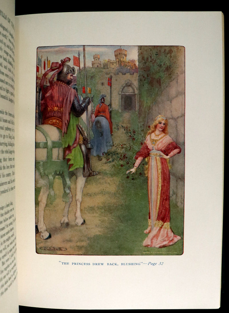 1912 First Illustrated Edition by Maria L. Kirk - Legend of King Arthur - Idylls of the King.