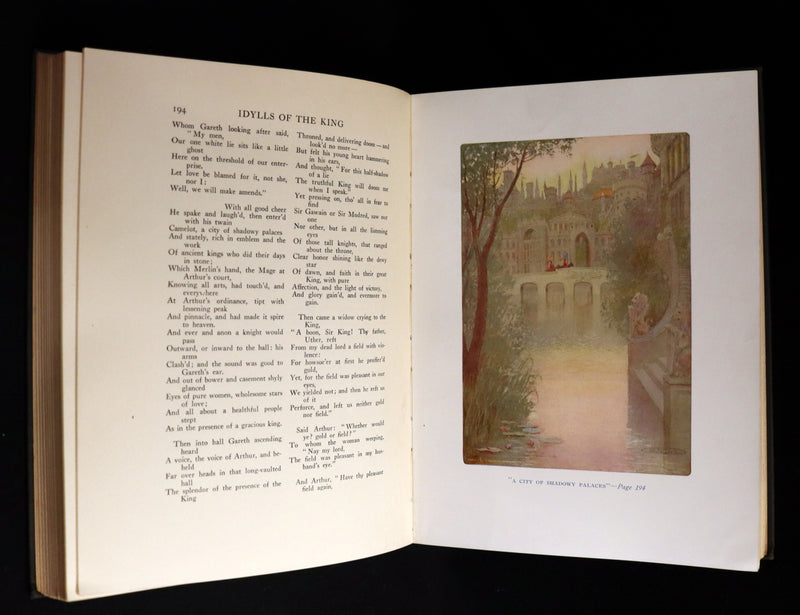 1912 First Illustrated Edition by Maria L. Kirk - Legend of King Arthur - Idylls of the King.