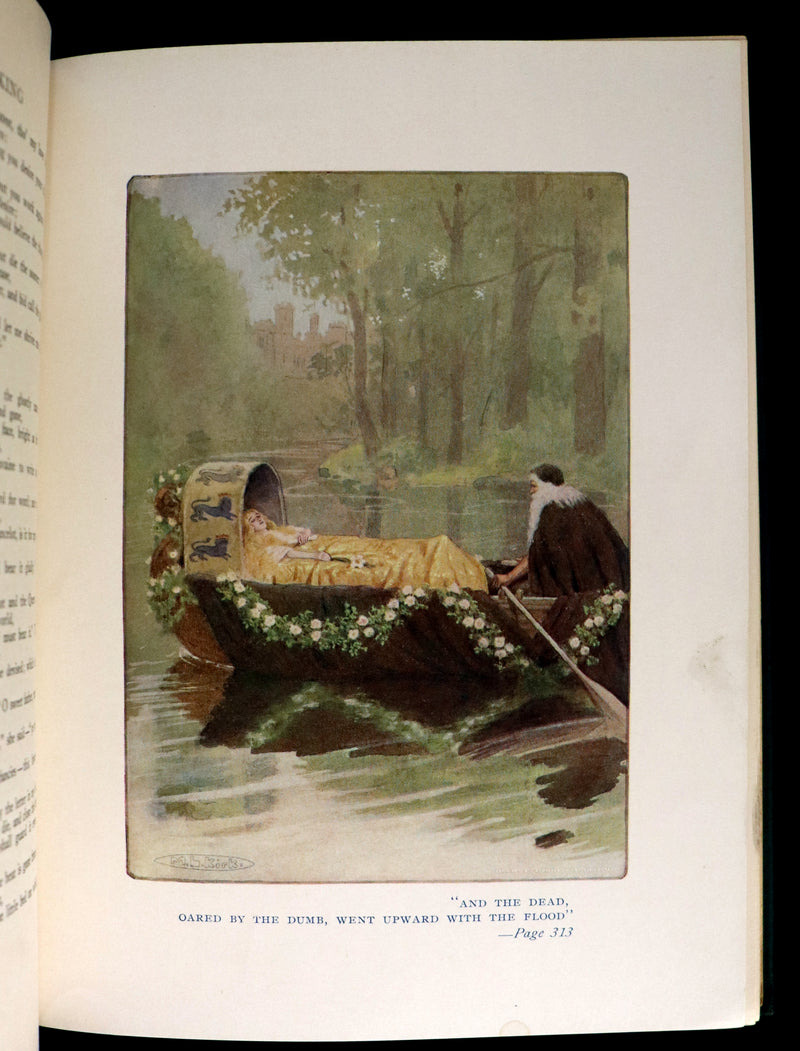 1912 First Illustrated Edition by Maria L. Kirk - Legend of King Arthur - Idylls of the King.