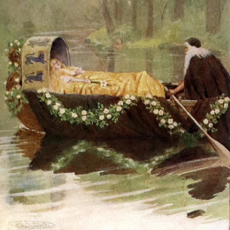 1912 First Illustrated Edition by Maria L. Kirk - Legend of King Arthur - Idylls of the King.