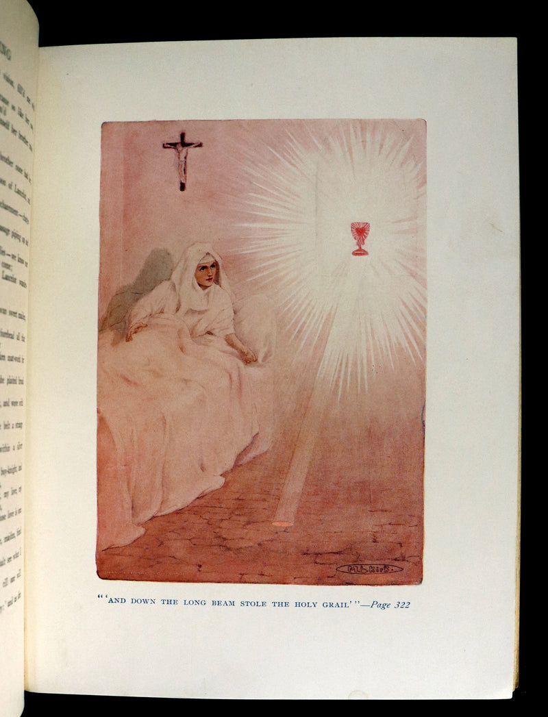 1912 First Illustrated Edition by Maria L. Kirk - Legend of King Arthur - Idylls of the King.