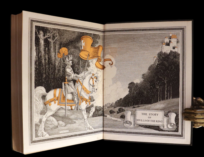 1912 First Illustrated Edition by Maria L. Kirk - Legend of King Arthur - Idylls of the King.