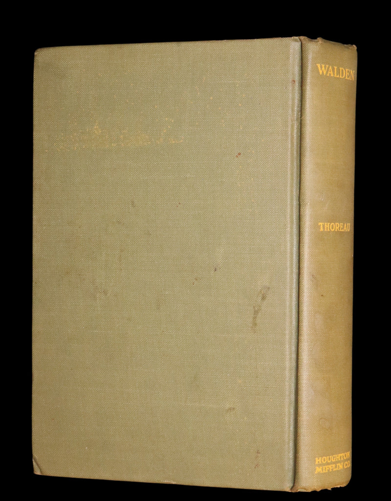 1893 Scarce Edition - WALDEN or, Life in the Woods by Henry David Thoreau with Photogravures.
