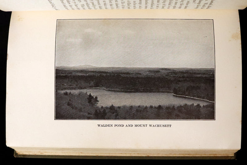 1893 Scarce Edition - WALDEN or, Life in the Woods by Henry David Thoreau with Photogravures.