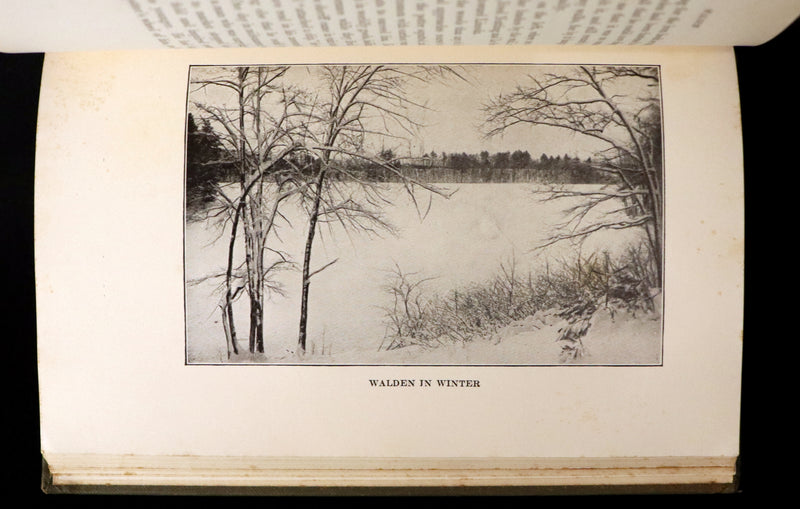 1893 Scarce Edition - WALDEN or, Life in the Woods by Henry David Thoreau with Photogravures.