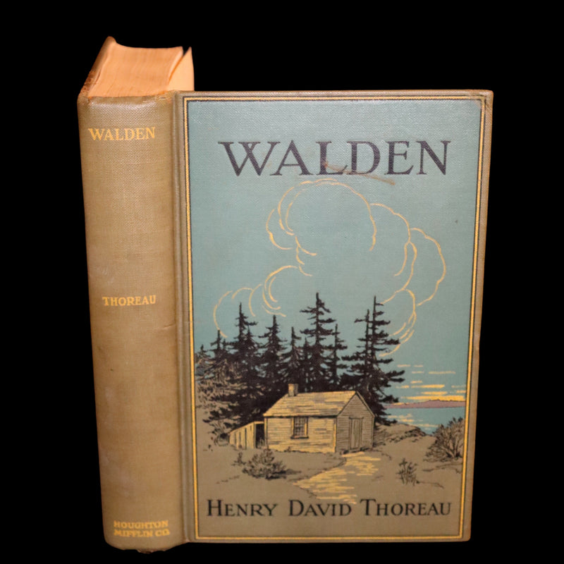1893 Scarce Edition - WALDEN or, Life in the Woods by Henry David Thoreau with Photogravures.