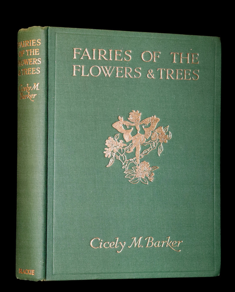 1950 Rare Cicely Mary Barker Book - FAIRIES OF THE FLOWERS AND TREES. First Edition.